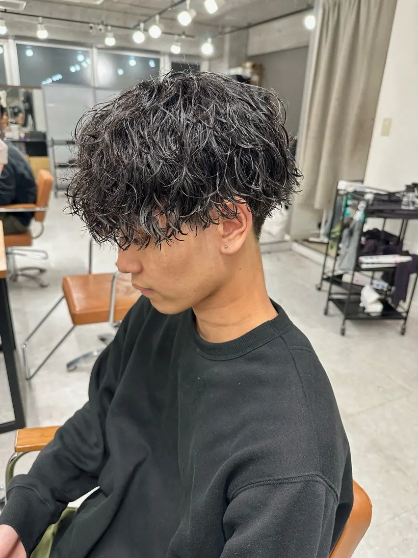 ショート パーマ メンズ メンズ似合わせ🪞 kotoriのヘアスタイル