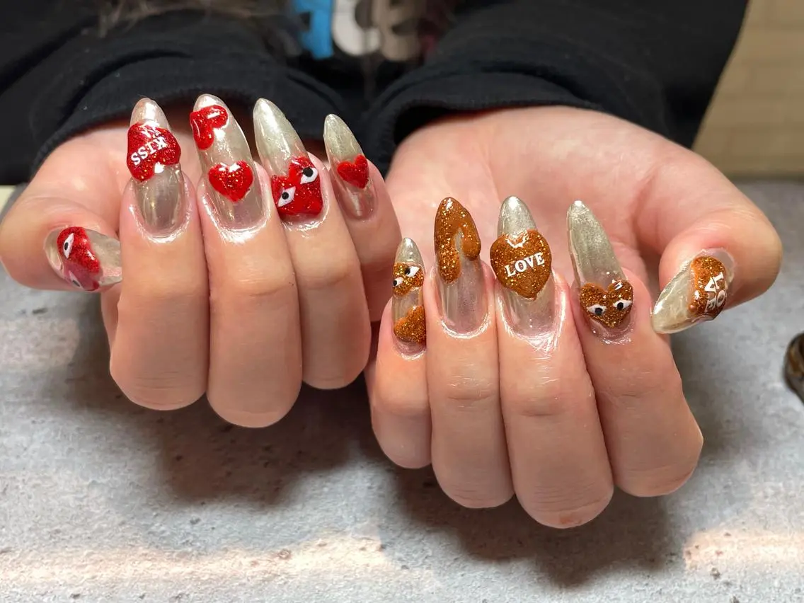 ネイル 持ち込み スカルプネイル SINCERELY シンシアリー🌈のネイルデザイン