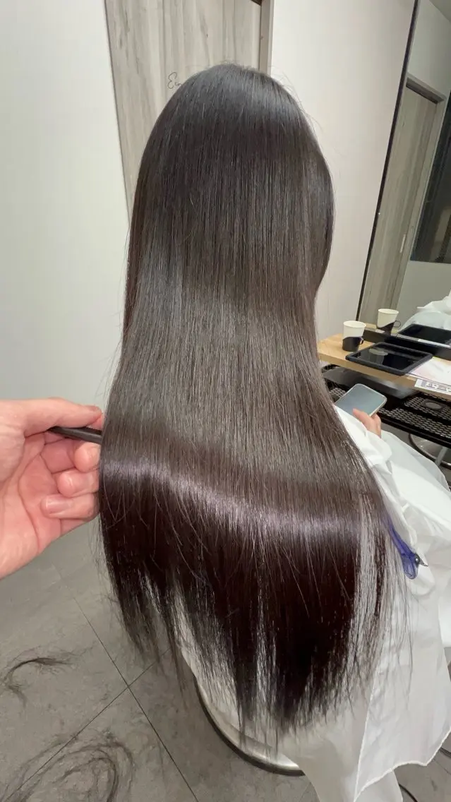 ロング トリートメント カット ヘアカラー 縮毛矯正 トリートメント 武蔵小杉/縮毛矯正 髪質改善/大森勝馬のヘアスタイル
