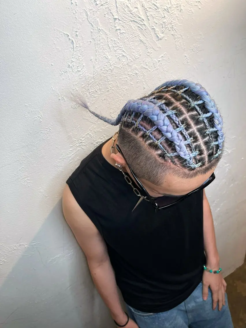 HIPHOPヘッズ注目 デザインコーンロウ✂︎の写真