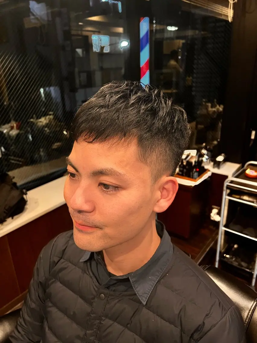 ショート ショートヘア カット 銀座バルビエグラン 角田雅樹（夜限定）のヘアスタイル