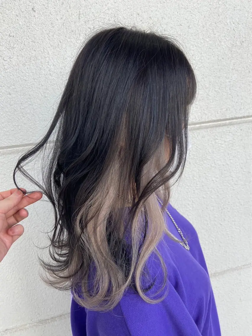ミディアム カラー ヘアアレンジ CORE ゆうたのヘアスタイル
