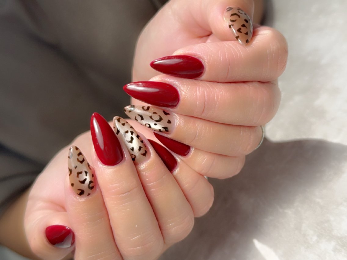 ネイル アニマル柄 ハンドネイル Ai nailのネイルデザイン