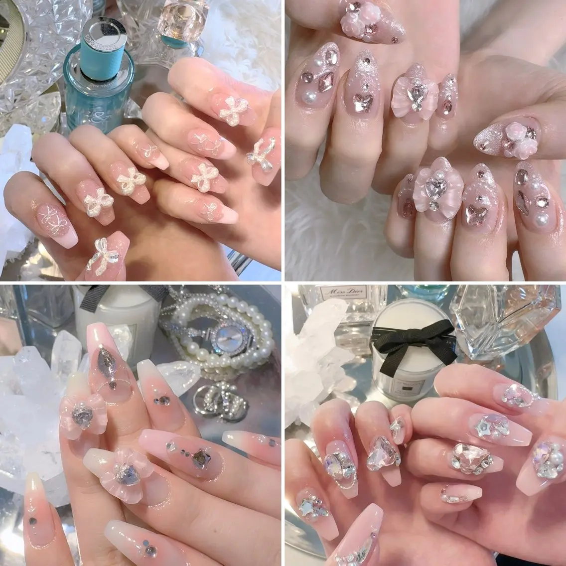 ネイル 渋谷 チップ長さ出し アプレgel-xのネイルデザイン