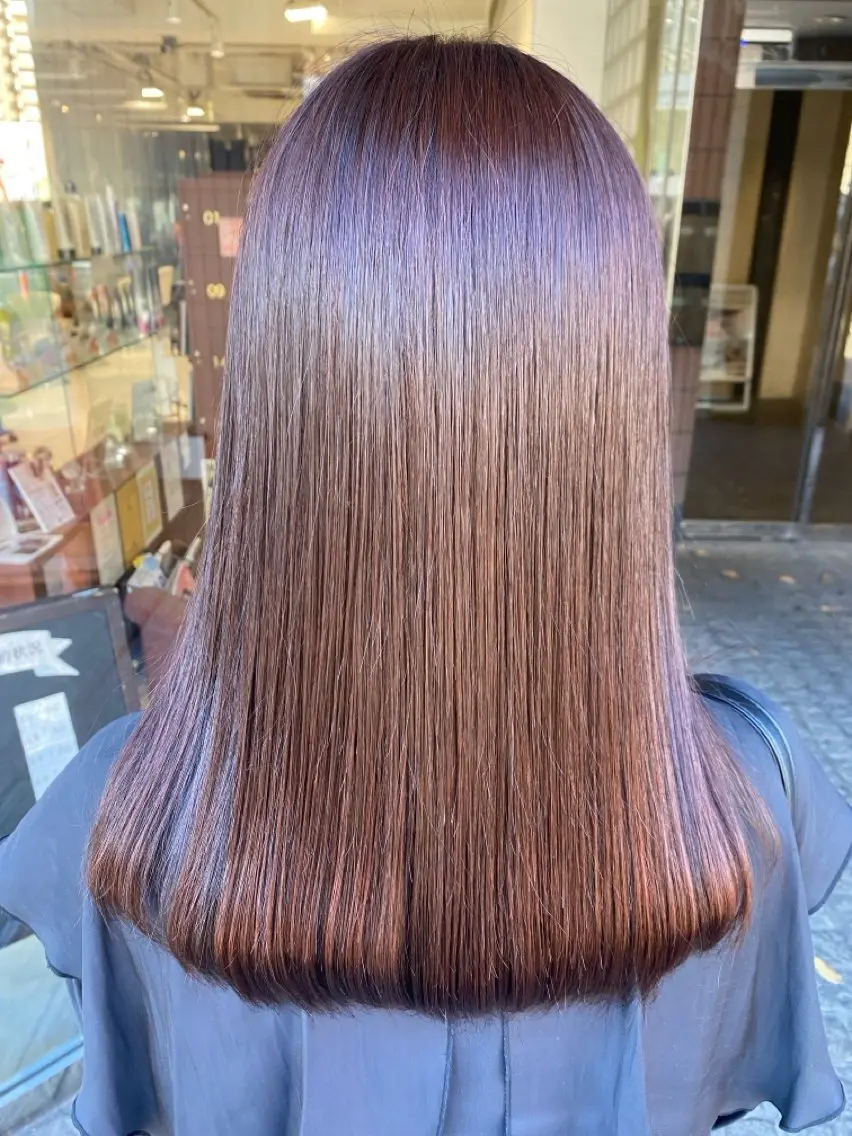 セミロング 松倉 千紘のヘアスタイル