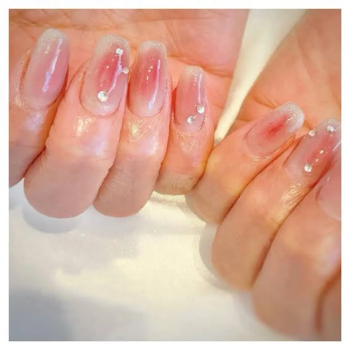 【練習モデル】チップ長さ出し🎀チークネイル💅ハンドケア付きの写真