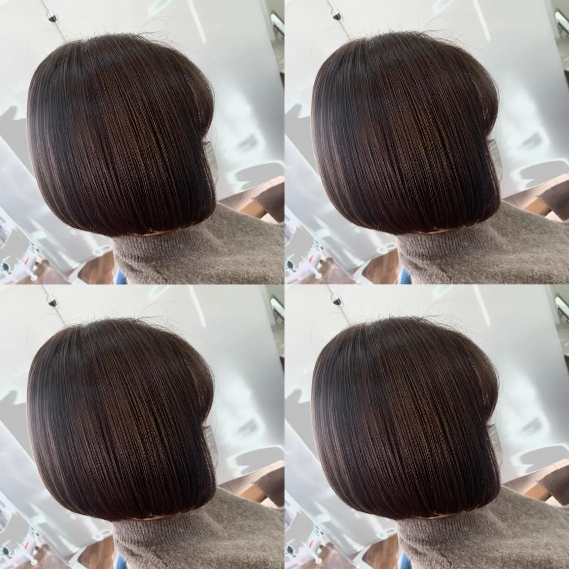 ミディアム 小澤 志穂のヘアスタイル