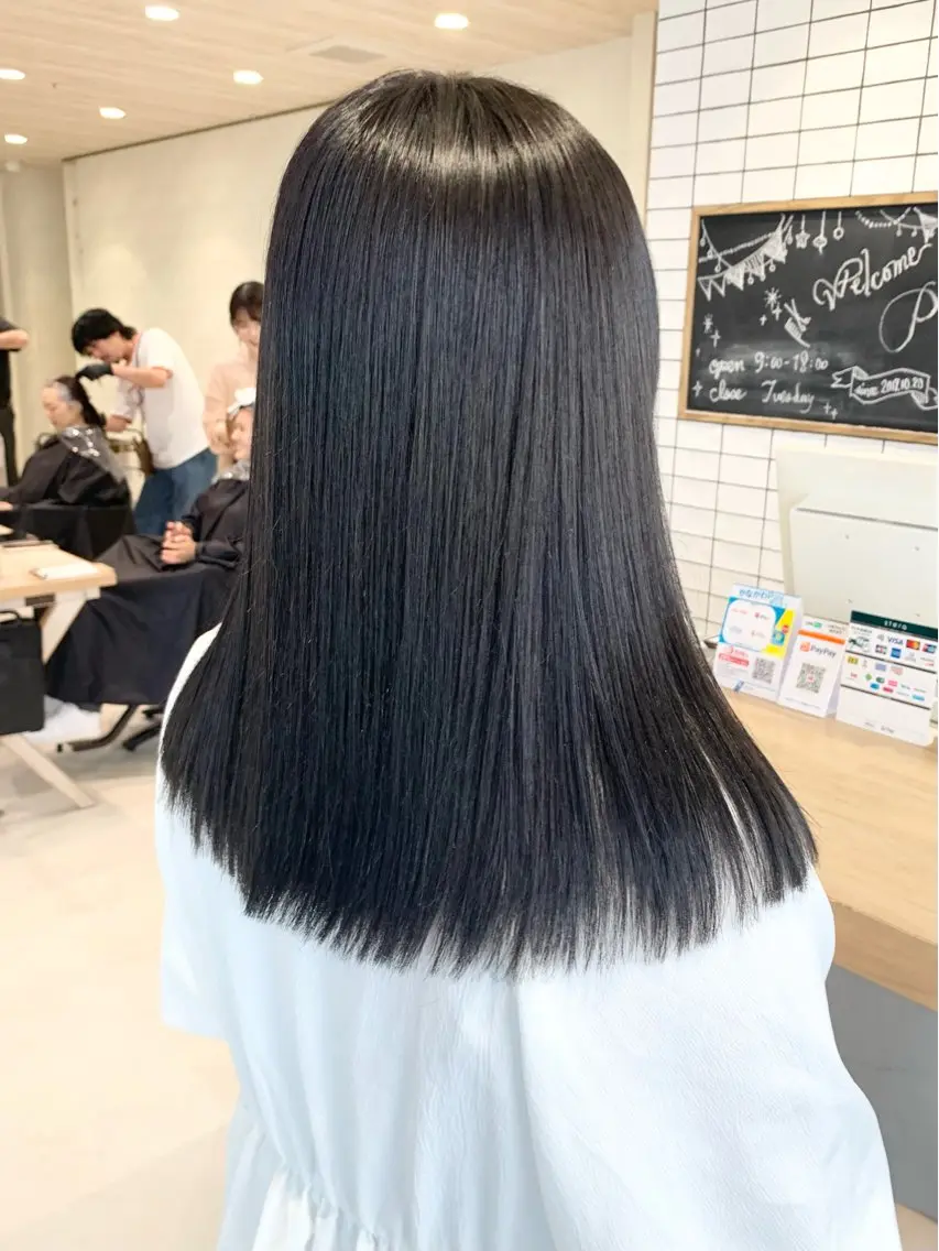 ロング カラー フェザー/ニュアンス パーマ/ryutoのヘアスタイル