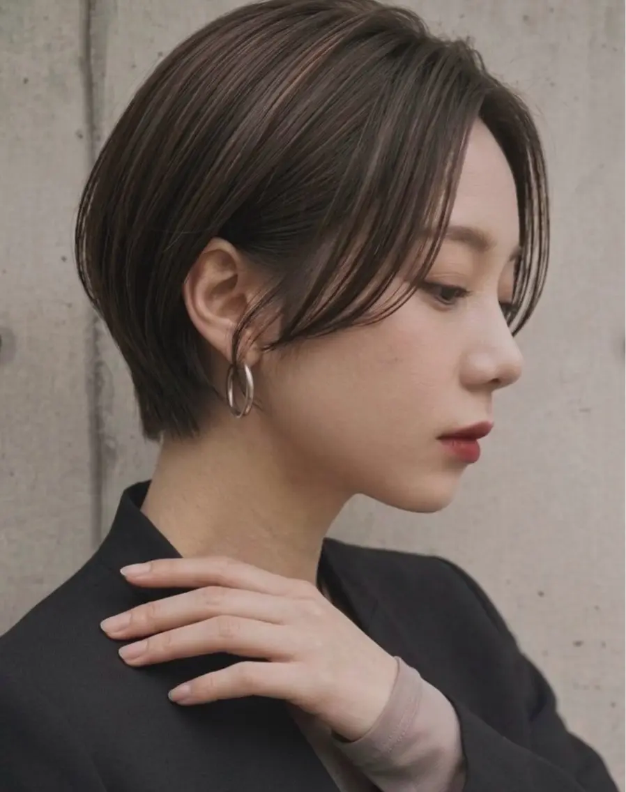 ショート カラー ヘアアレンジ キッズ ショートヘア 栄💗レイヤー｜ショ ートカット｜haruのヘアスタイル