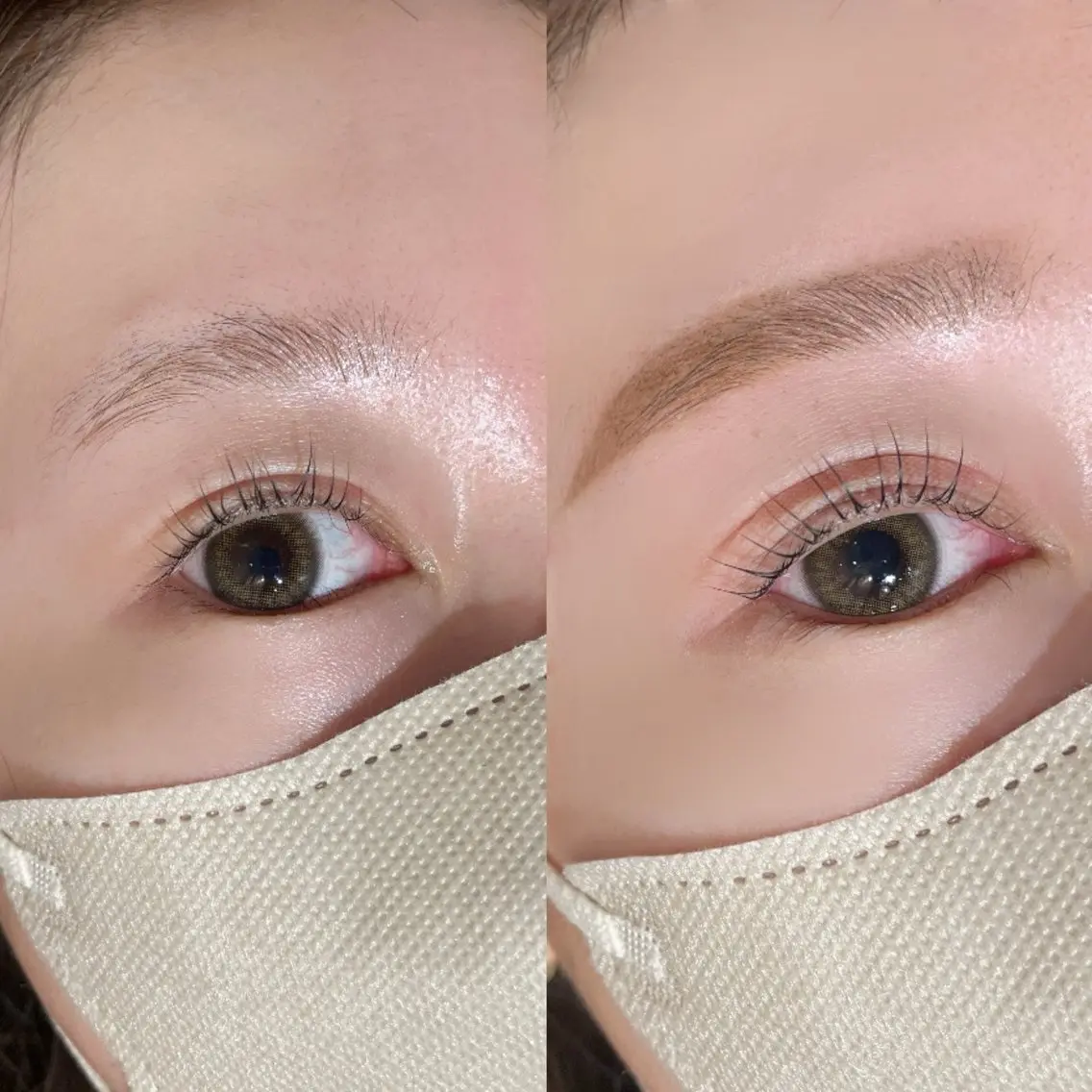 🎀上まつ毛パーマ+アイブロウWAX🎀の写真