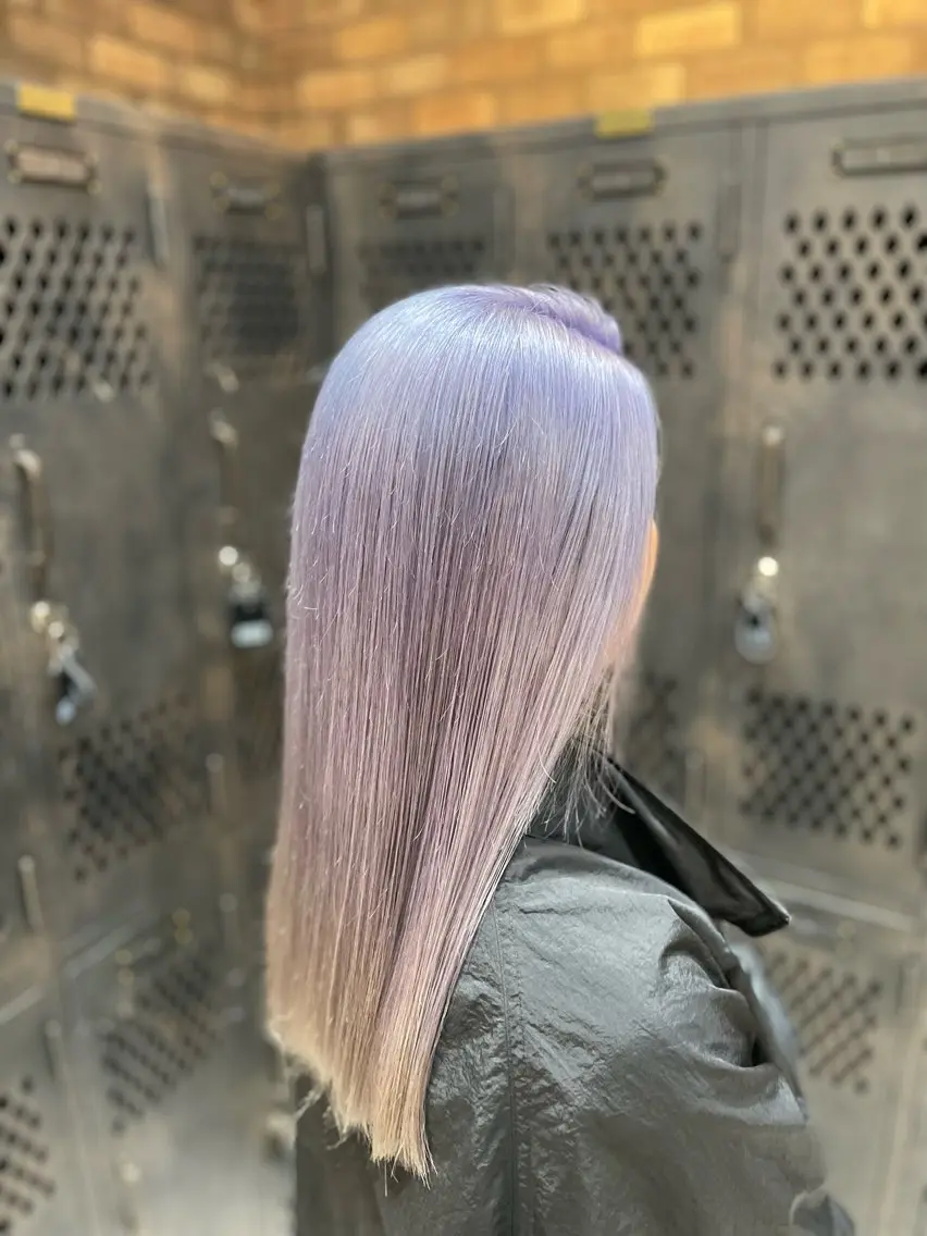 セミロング カラー ✨ハイトーン✨ダブル カラー✨シバサキのヘアスタイル