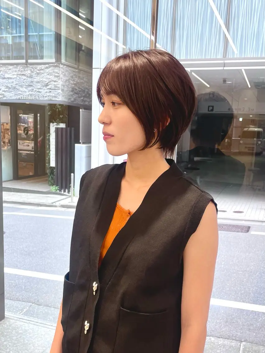 ショート カラー カット ヘアカラー トリートメント TAIGA .のヘアスタイル