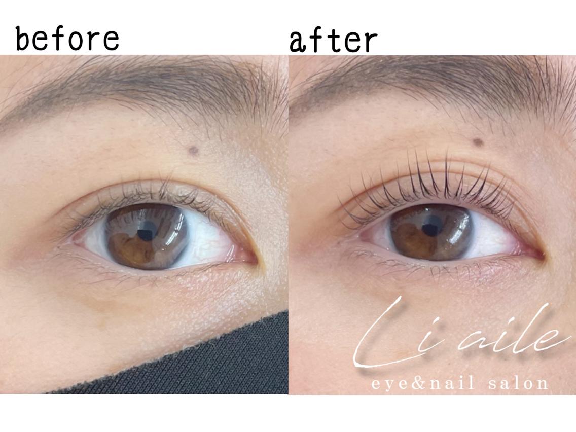 マツエク・マツパ パリジェンヌラッシュリフト Li aile eye&nailのマツエク・マツパデザイン