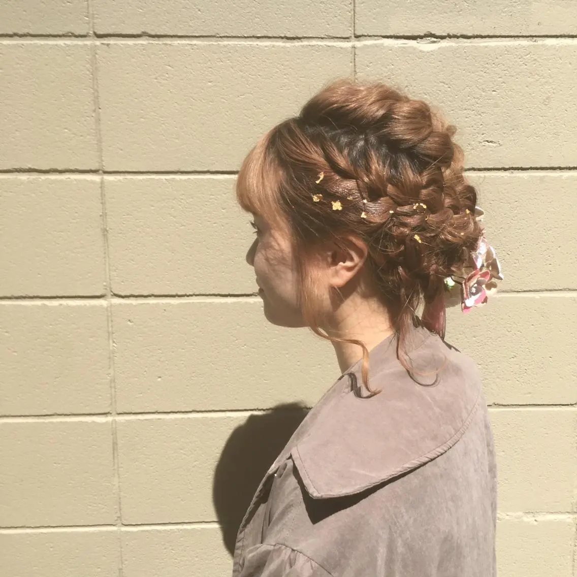 ミディアム ヘアアレンジ ヘアセット しのはら まどかのヘアスタイル