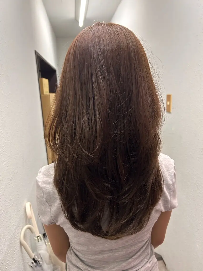 ロング カット ヘアカラー トリートメント レイヤーStyle 🪽菜々実のヘアスタイル