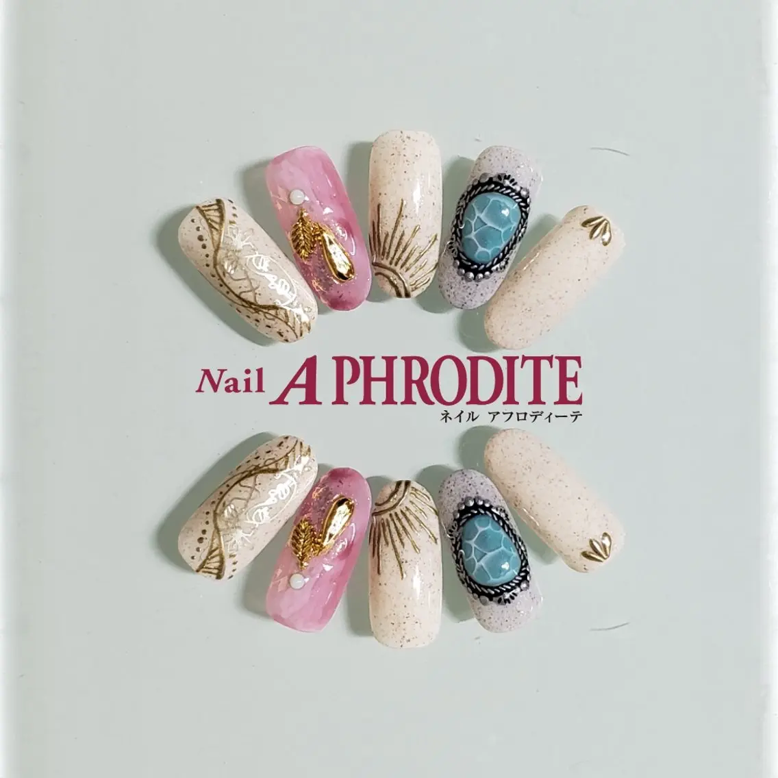 ネイル ジェルネイル ニュアンスネイル スカルプネイル ソフトジェル ネイルチップ ハンドネイル Nail Aphroditeのネイルデザイン