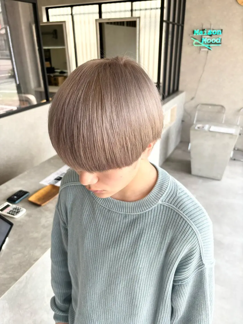 【メンズカット✨】＋【ダブルカラー/ブリーチカラー🌈】＋ケラチントリートメント【メンズ限定】 🌈の写真