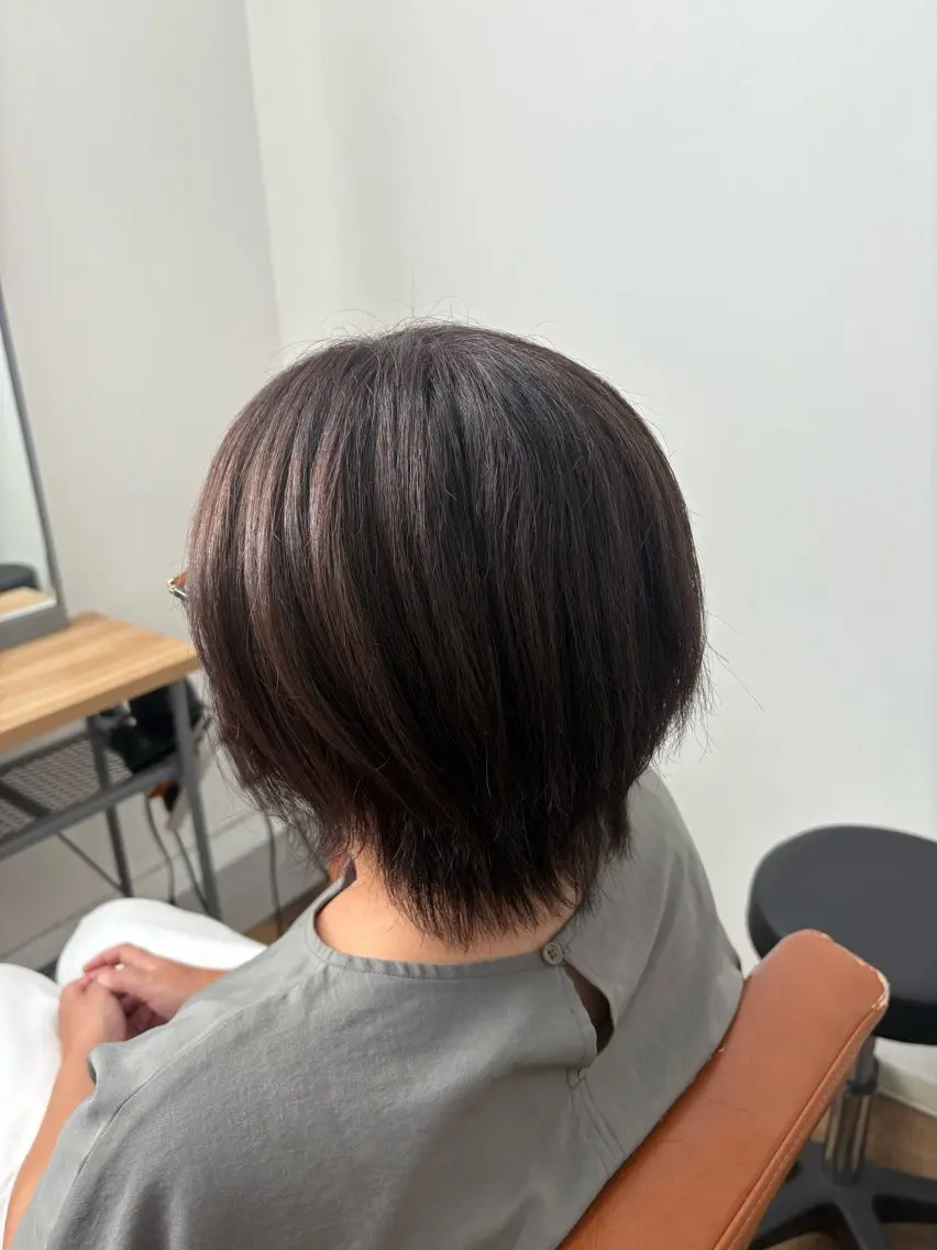 ショート カラー カット ヘアカラー Sakura-YUC CA-モデル様募集中のヘアスタイル
