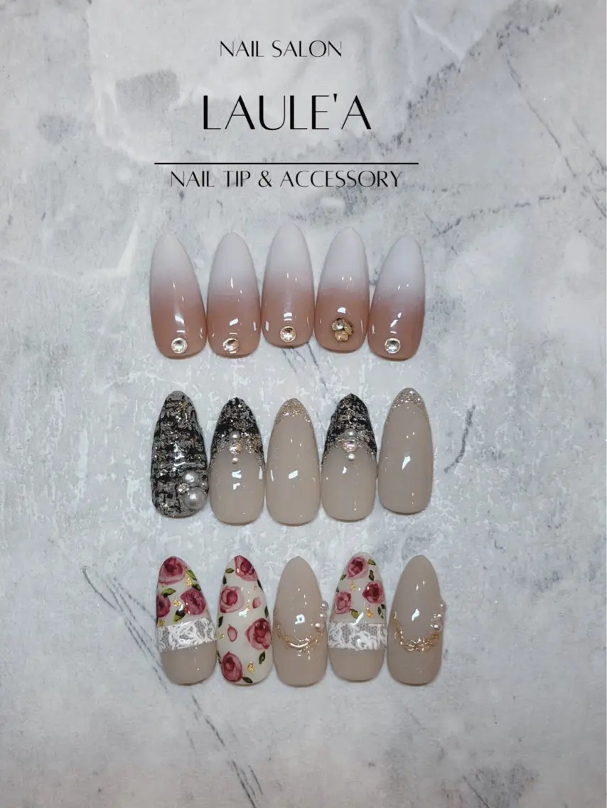 ネイル ハンドネイル nailsalon Laule'aのネイルデザイン