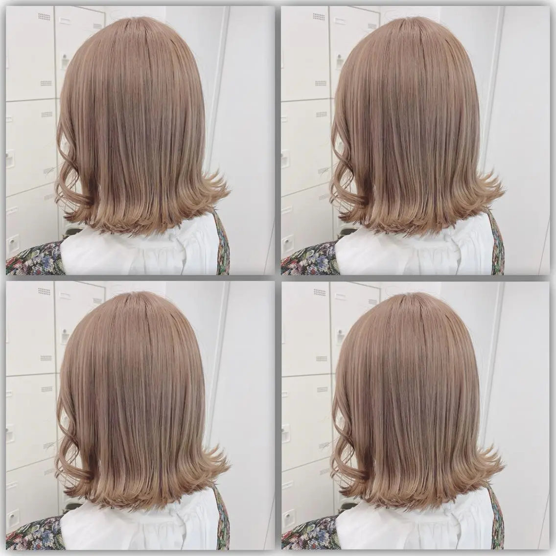 ミディアム カラー レイヤーダブルカラー KYONのヘアスタイル