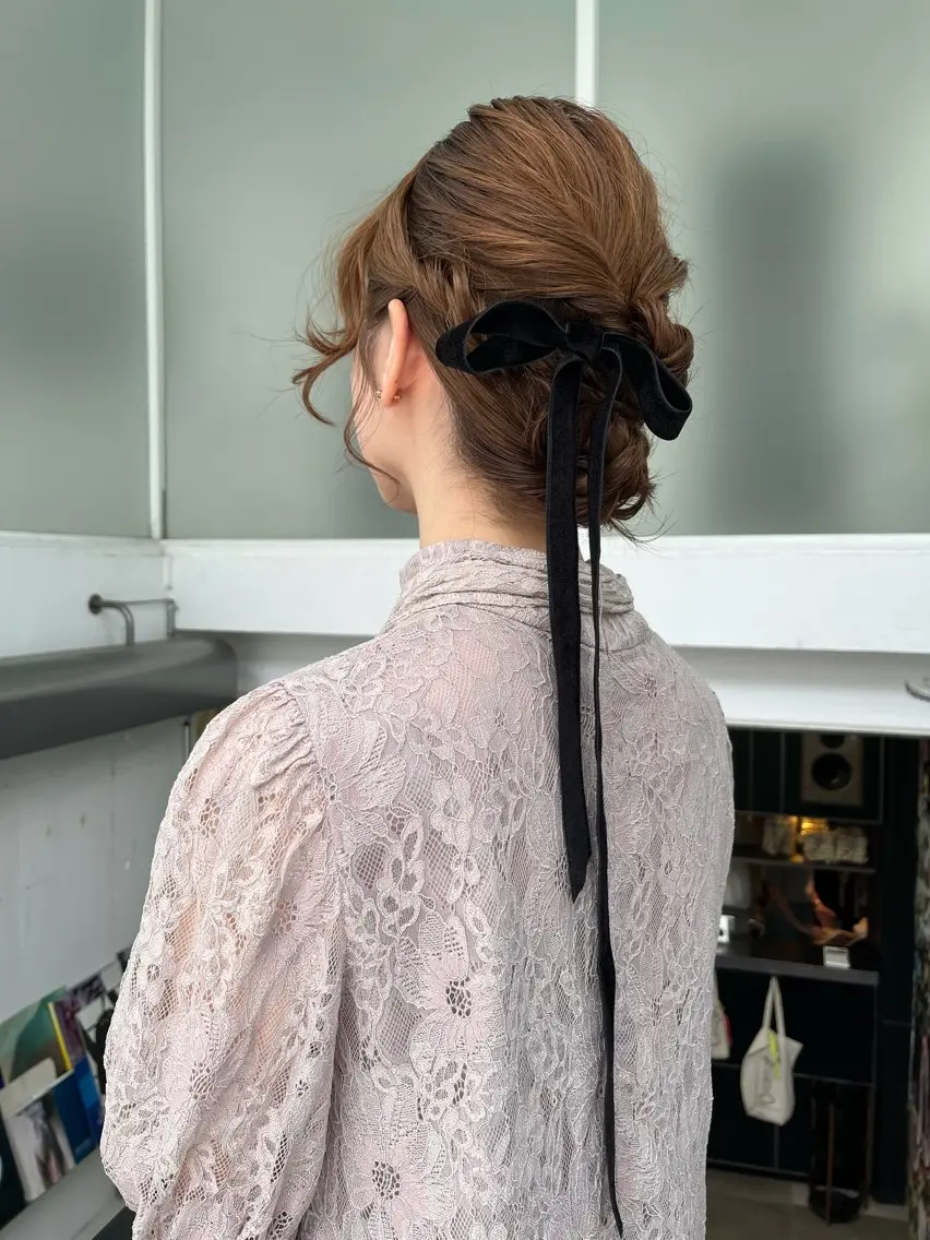 ヘアアレンジ ヘアセット eri kinjoのヘアスタイル