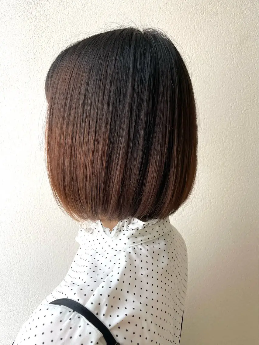 ショート ボブ 沢田 瞳のヘアスタイル