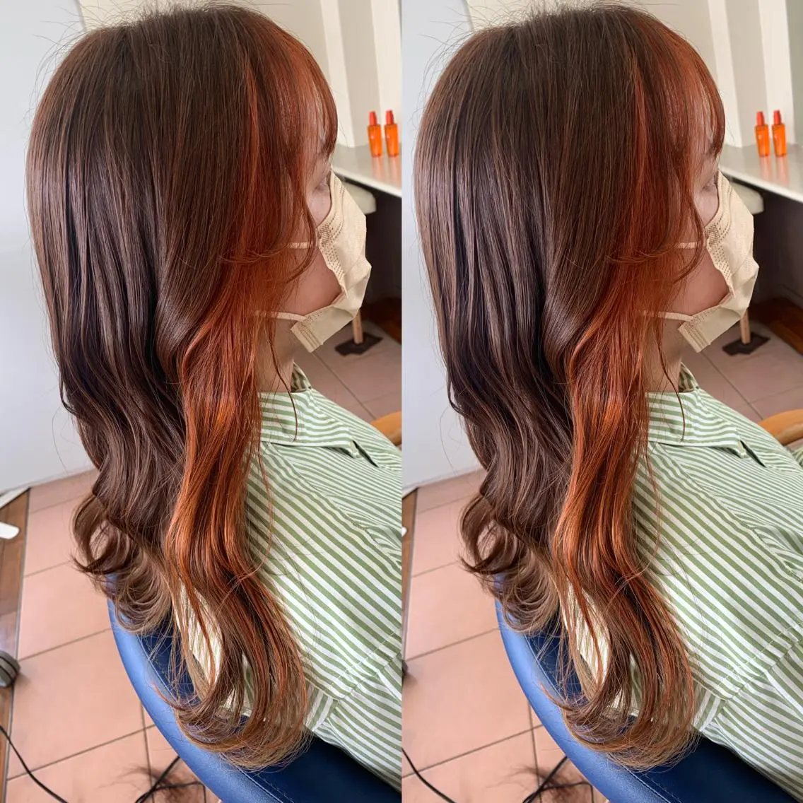 ロング 小澤 志穂のヘアスタイル