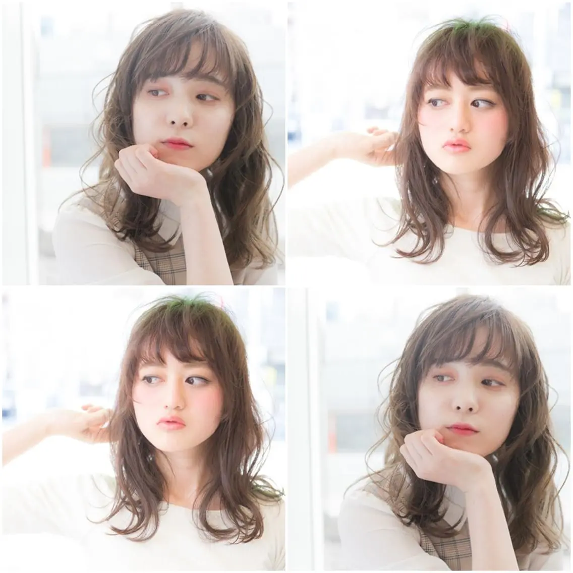 カラー セミロング タナカ *歴10年以上*のヘアスタイル