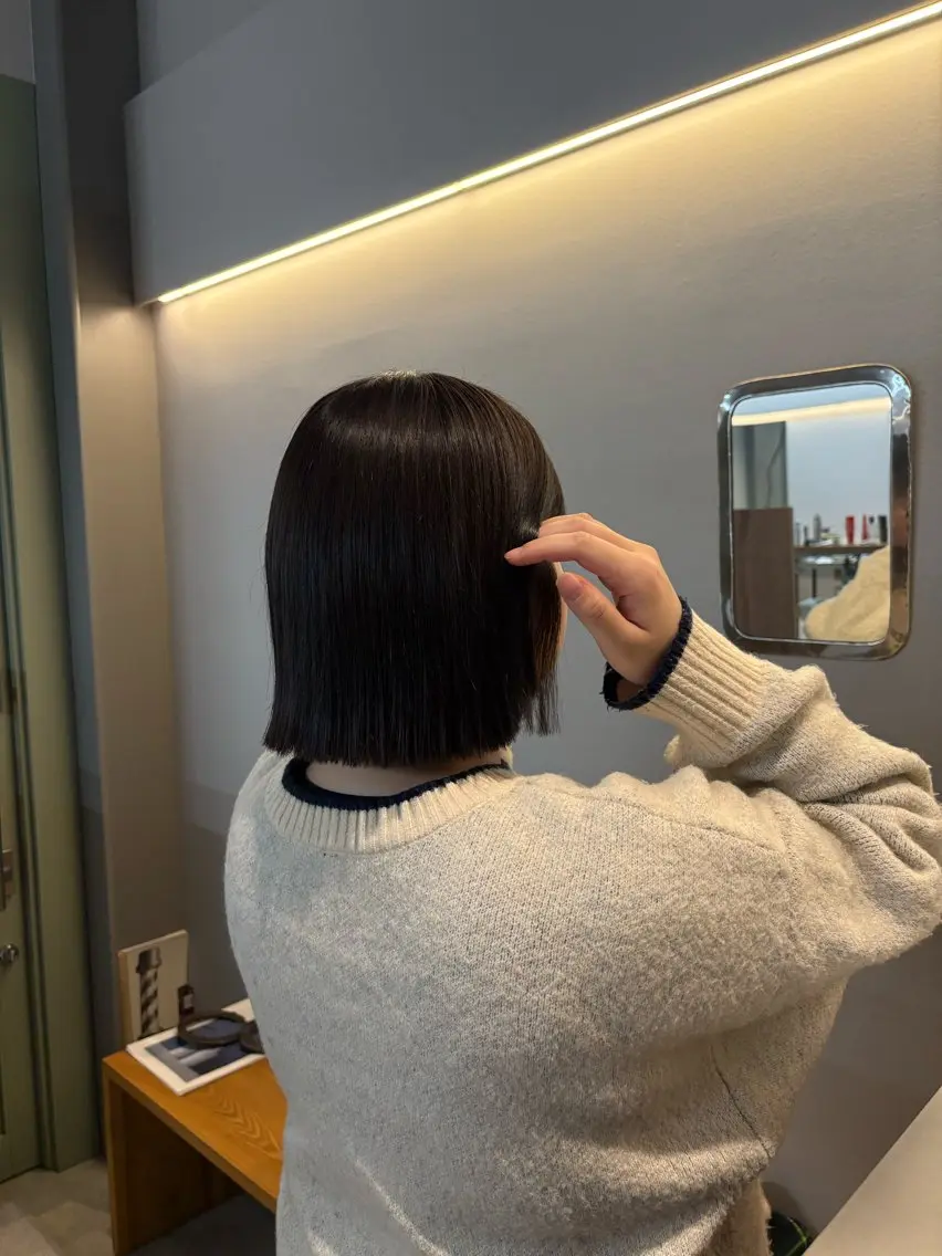 🌟minimo限定🌟ボリュームレスストレート/アイロンいらずのナチュラルストレート💫の写真