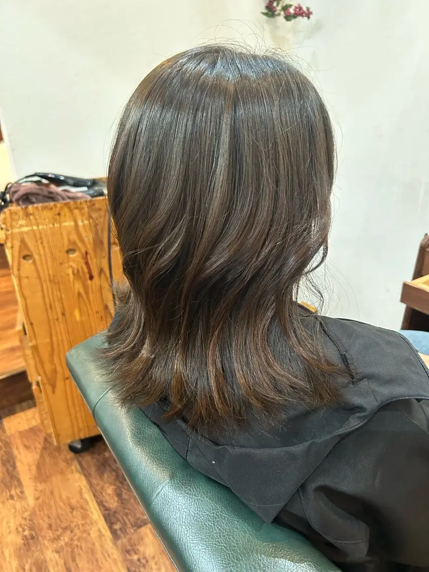 カラー ベージュカラー story 増田 わかなのヘアスタイル