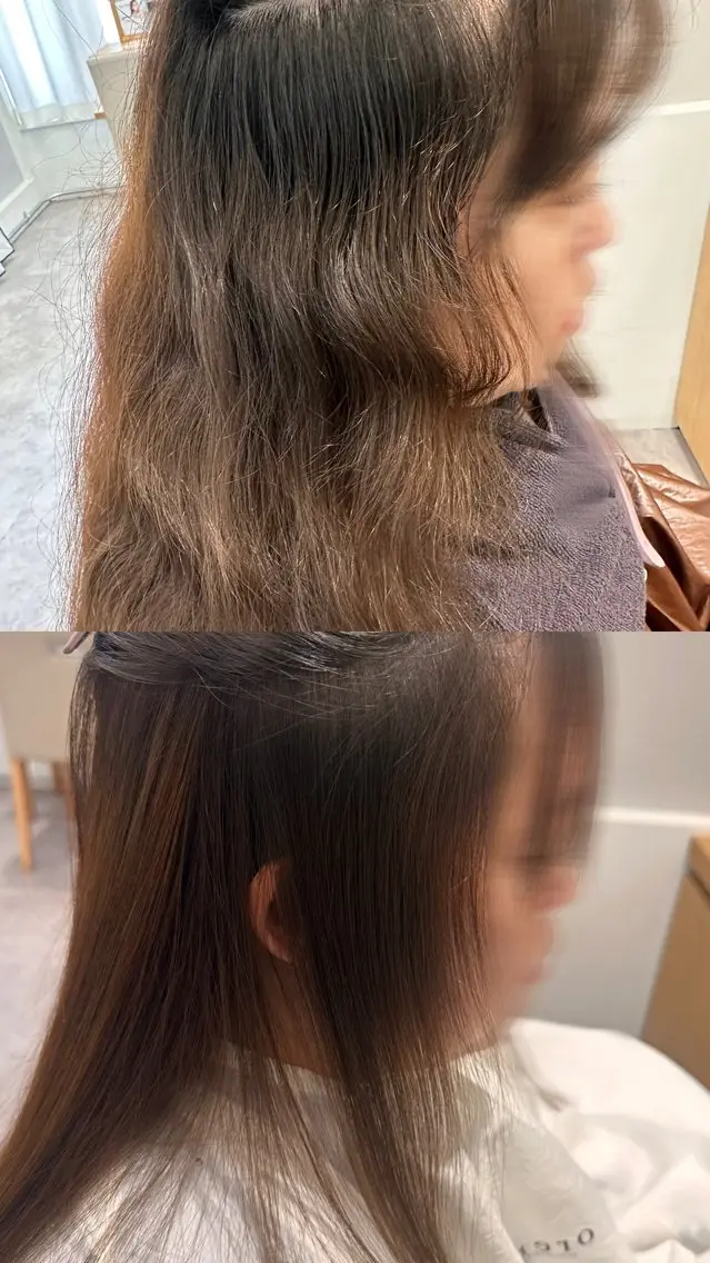 ロング 縮毛矯正 モデル募集中🌷 yuraのヘアスタイル