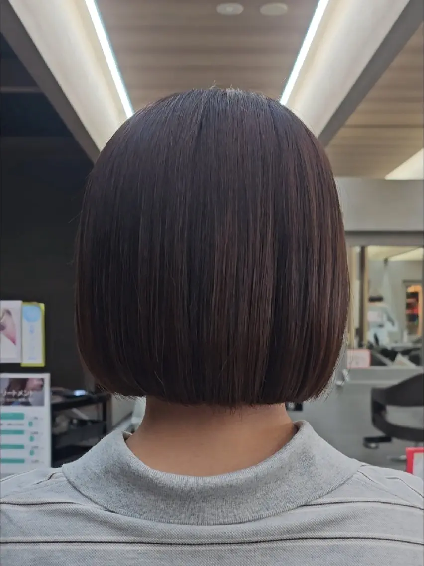 ショート ボブ カット ヘアカラー トリートメント ヘッドスパ 木場・住吉   ひなたのヘアスタイル