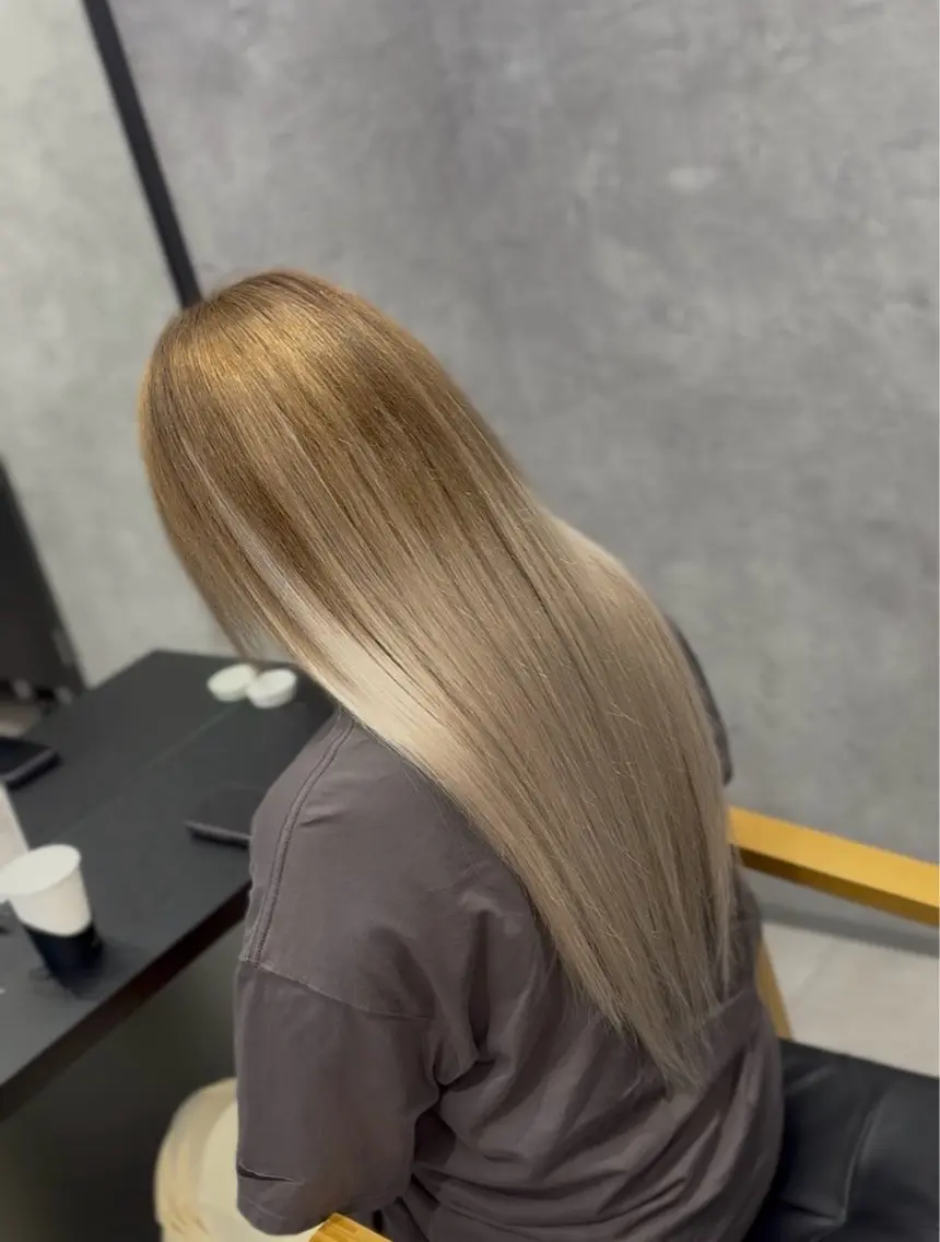 ロング カラー ヘアカラー エクステ はやと【エクステ ×ブリーチ特化】のヘアスタイル