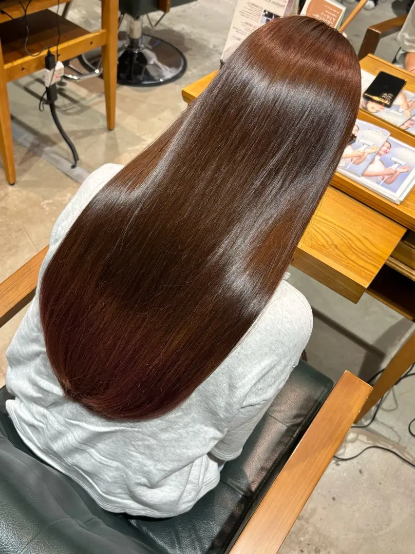 ロング 髪質改善/ストレート 笹沼陸矢　大宮のヘアスタイル