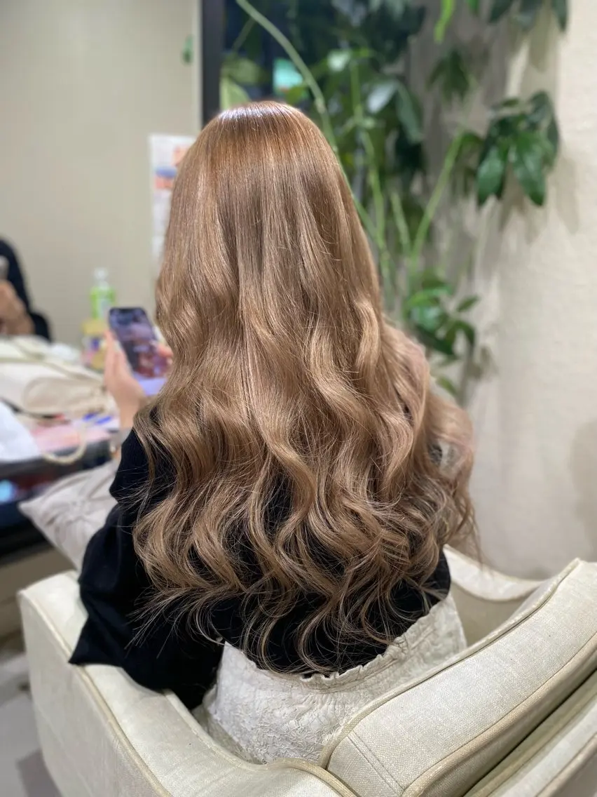 カラー ハイトーン✨艶髪💘 💘 AYANO💘のヘアスタイル