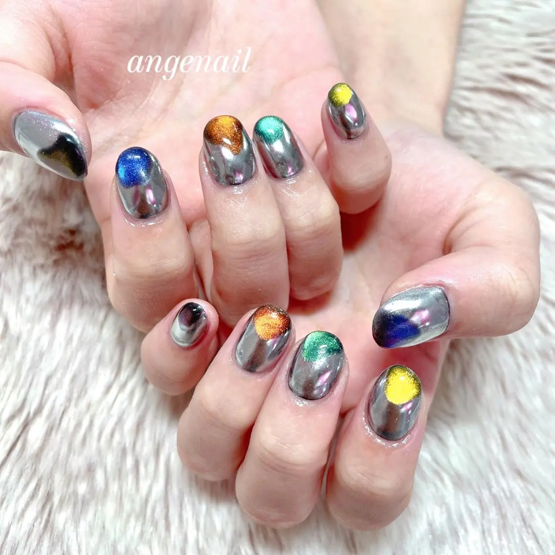 ネイル ハンドネイル オーナーネイリスト MAKIのネイルデザイン