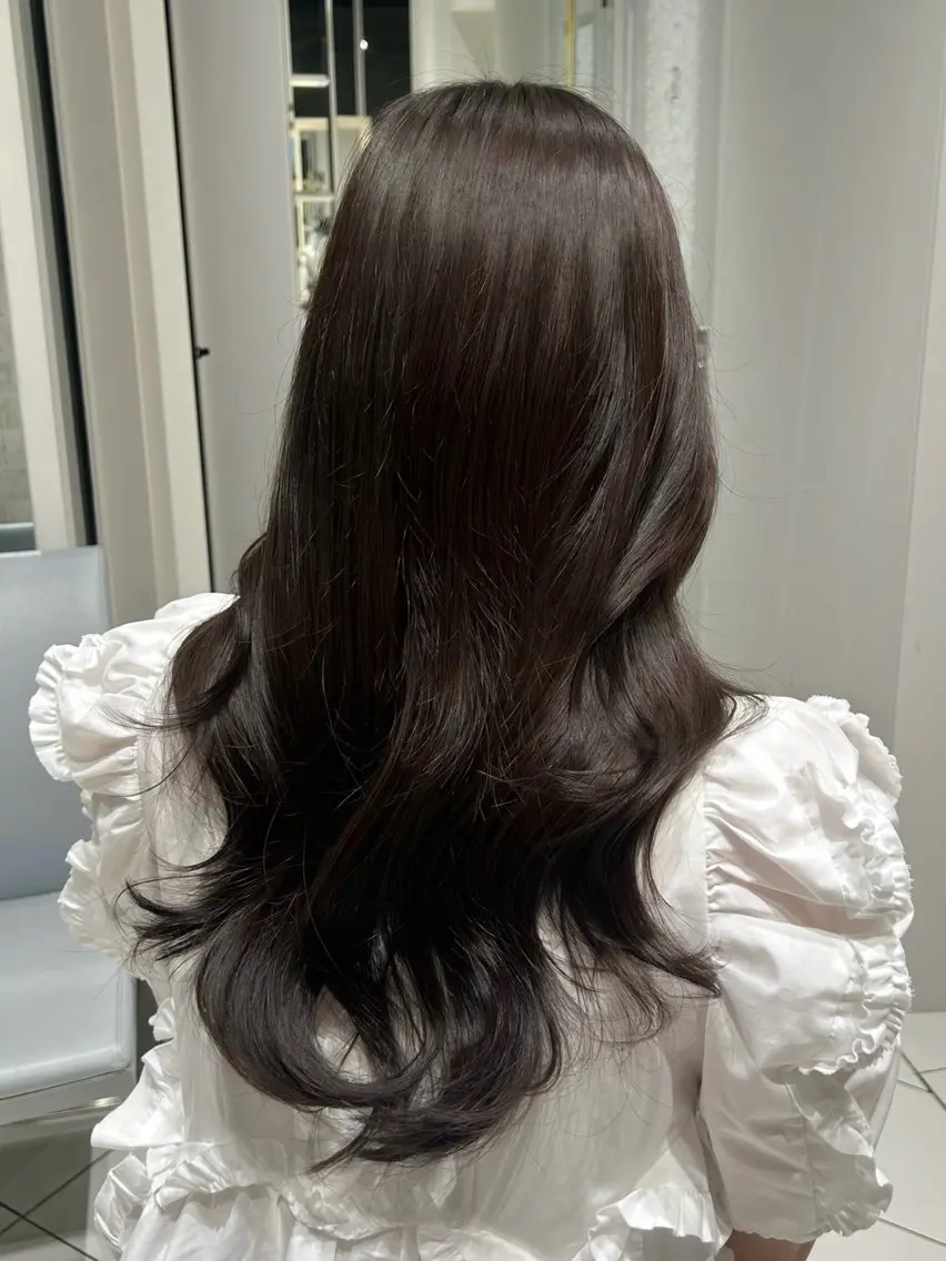 カラー ヘアカラー トリートメント 艶カラー🥣🫧 ZACC銀座/はるかのヘアスタイル
