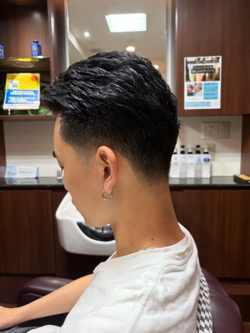ショート メンズ 加藤 啓吾のヘアスタイル