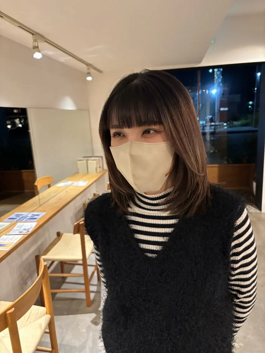 ミディアム レイヤーカット Takahashi Noa🍊のヘアスタイル