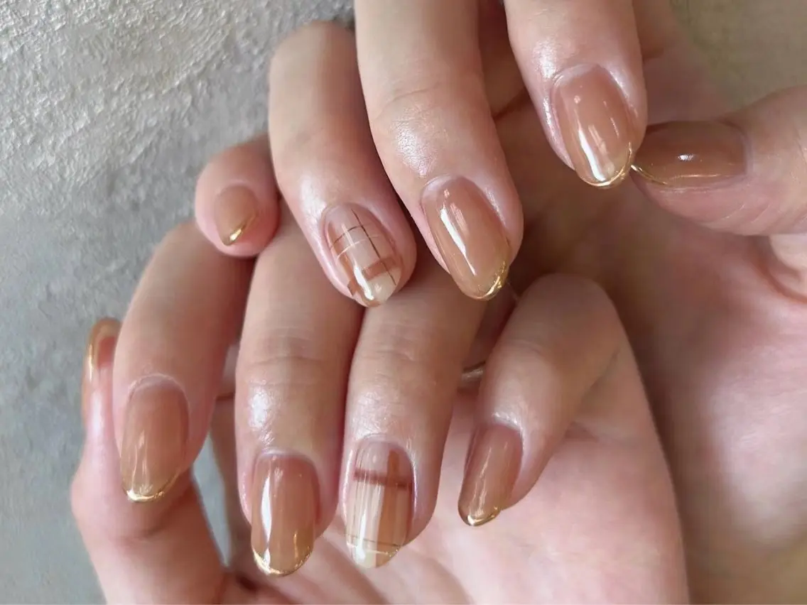 ニュアンス定額ネイル💅𓂃🫧の写真