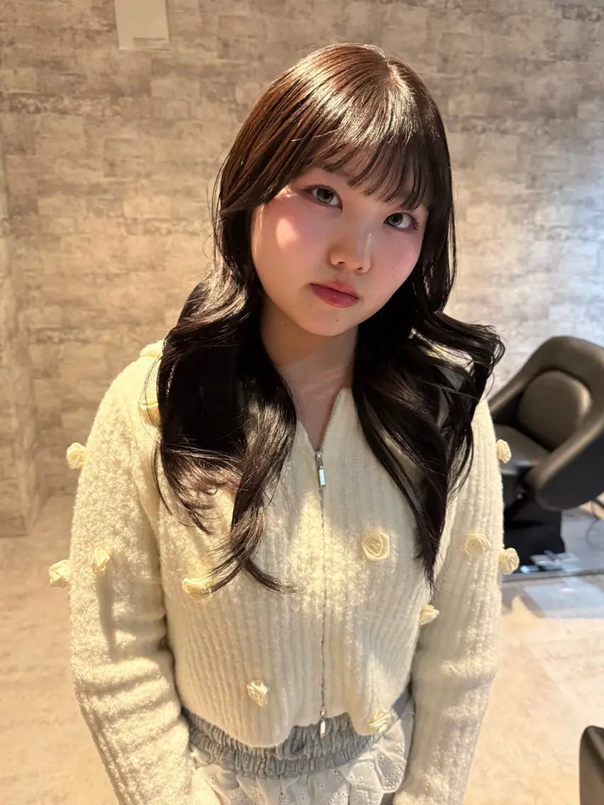 ロング カラー カット ヘアカラー トリートメント mai / linoah˚✧のヘアスタイル