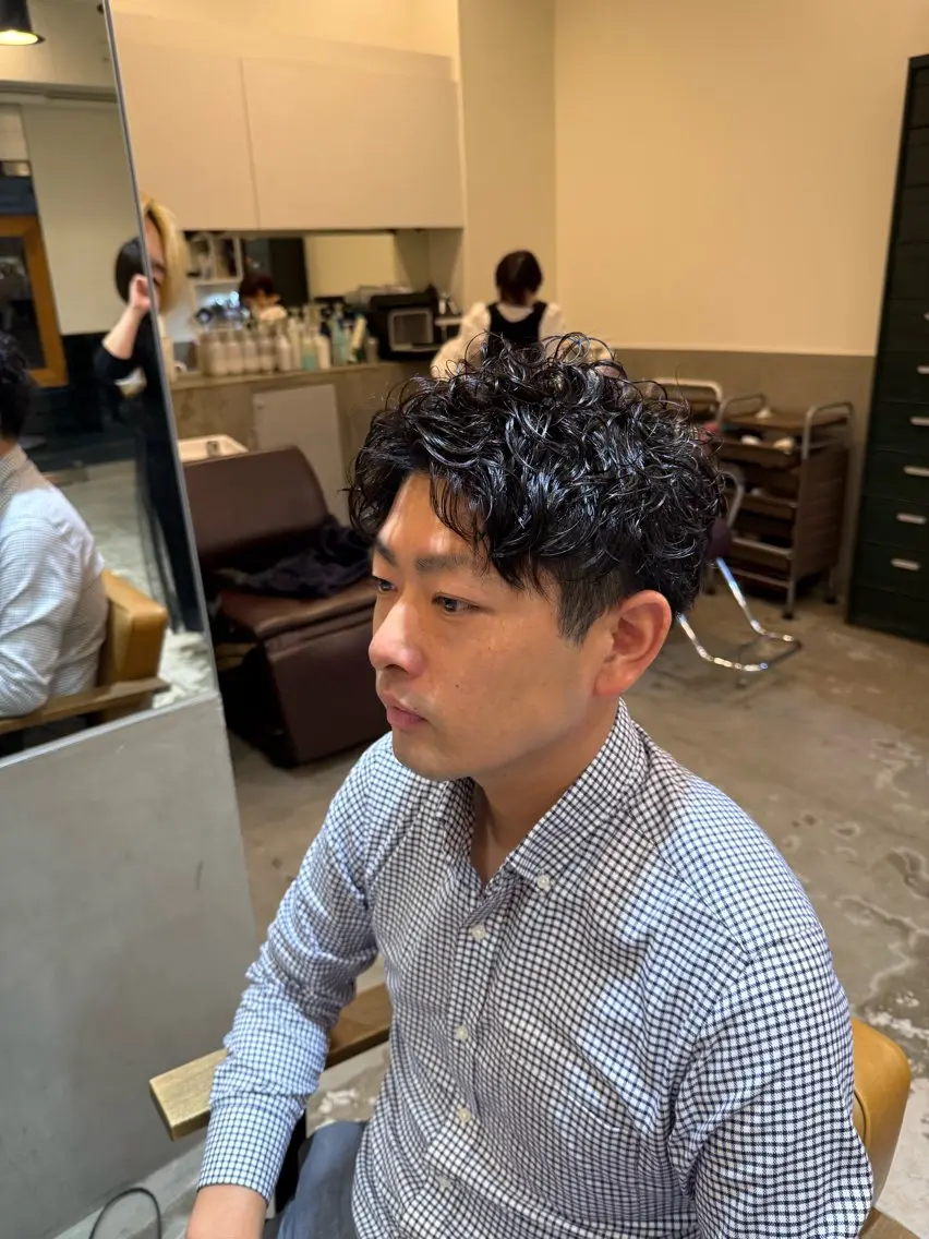 メンズ カット パーマ トリートメント ✨メンズ特化✨ 渡邊  一平のヘアスタイル
