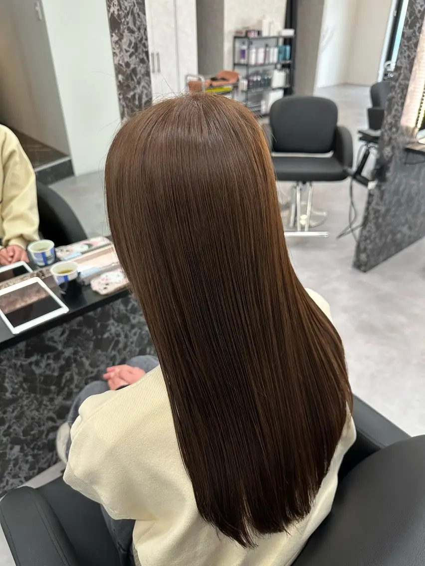 ロング カット ヘアカラー トリートメント 大日方 祐介のヘアスタイル