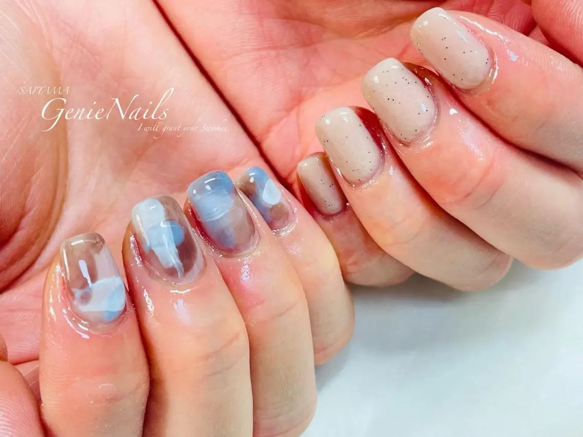 メンズ Genie Nailsのネイルデザイン