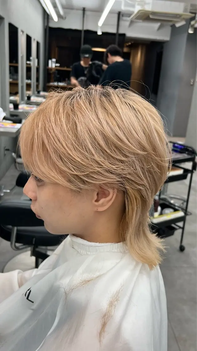 メンズ メンズウルフカット ウルフカット 【OVARL】メンズ ウルフ/さかしょーのヘアスタイル