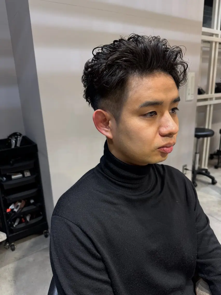 ショート メンズ メンズパーマ カット パーマ トリートメント 似合う髪型が 分からない方へのヘアスタイル