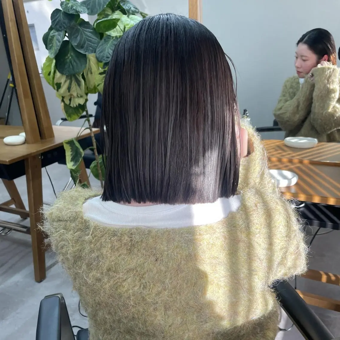 🌟平日限定🌟【カット】+【髪質改善グロスinカラー】+【ケアトリートメント】🧡の写真