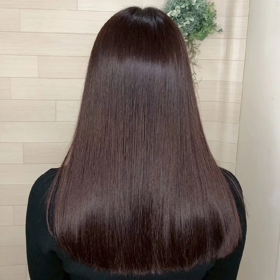 ロング カラー 縮毛矯正/ワンカラー モデル募集🫧田村のヘアスタイル