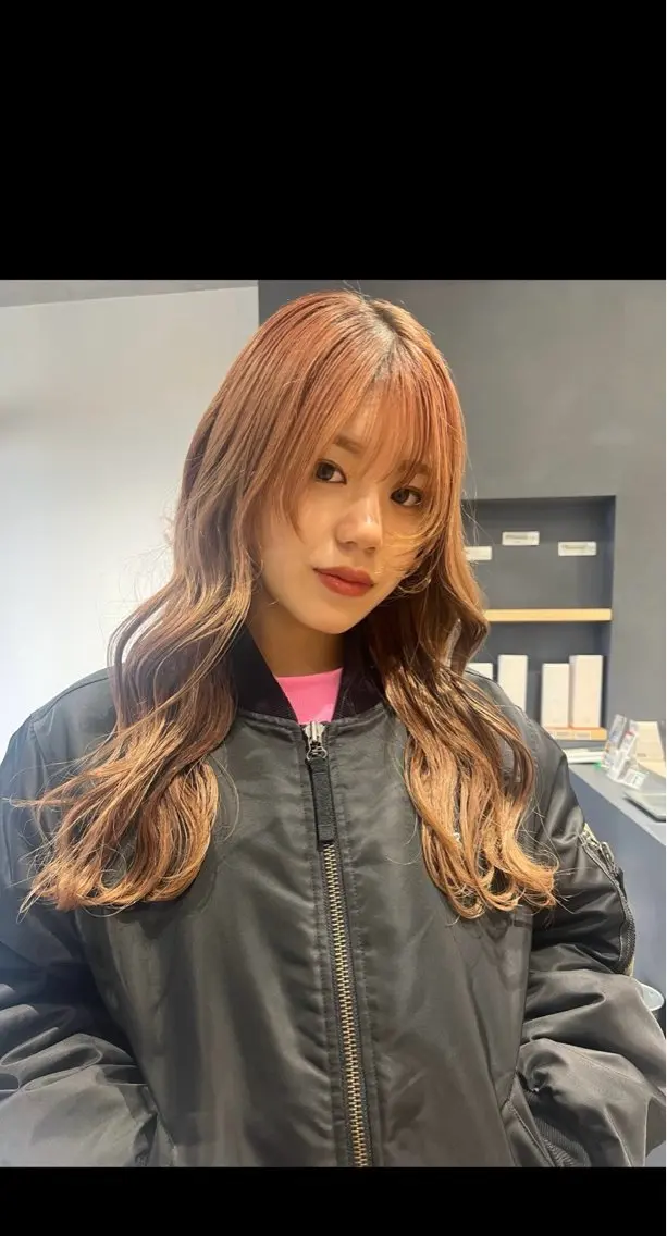 ロング 帖佐 明浩のヘアスタイル