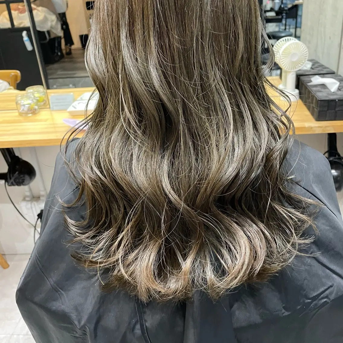 ロング カラー ベージュカラー 透明感カラー グレージュ オリーブベージュ オリーブカラー ヘアカラー 堀江将太朗/恵比寿/ メンズカットのヘアスタイル